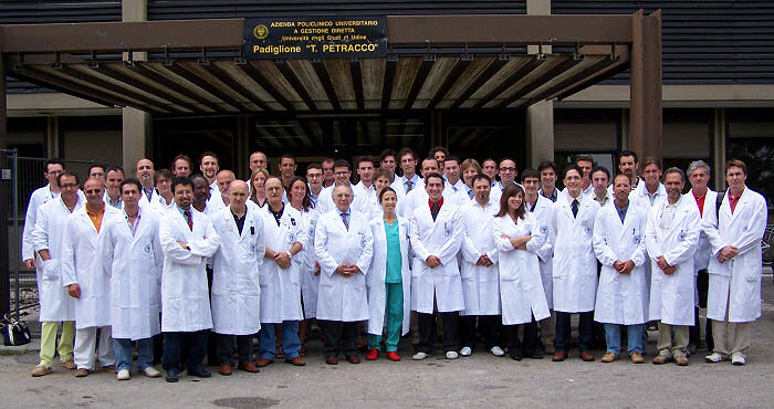 Dott. Ettore Campailla con i colleghi